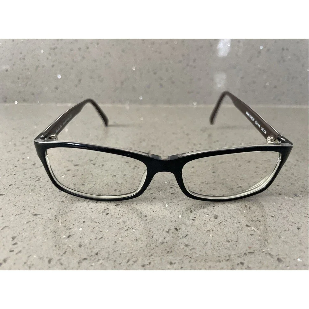 Amelia E Eve Mod. 15AE2P Eyeglasses Frames ONLY 52-16 Col. C2 Black Italy
